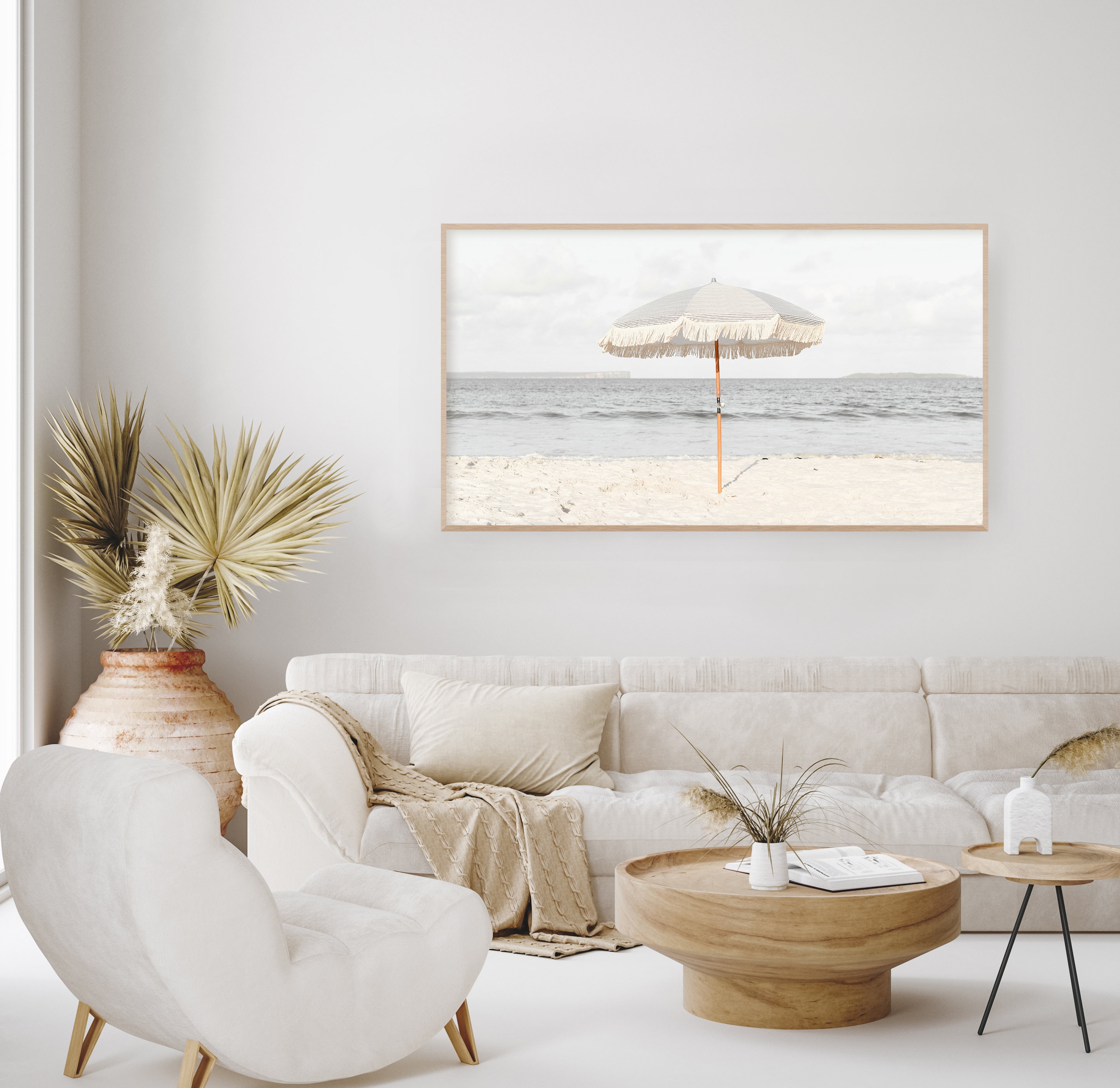 Samsung Frame TV Art Beach Beach Digital Art Coastal Etsy