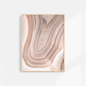 Pink Textured Printable Art Geode Wall Art, Agate Print Boho Wall Art Pink Cosmic Gemstone Print Natural Stone Printable Art