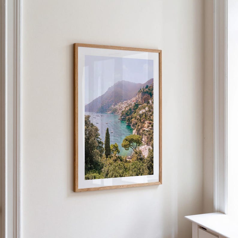 Set di 3 stampe della Costiera Amalfitana: stampe di Positano, stampe artistiche da parete italiane, stampe mediterranee, fotografie di spiagge italiane (download digitale) immagine 8