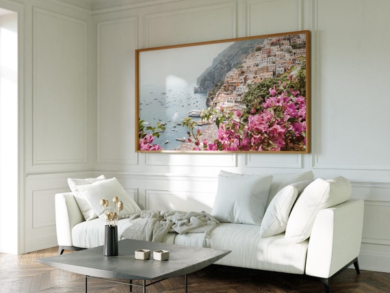 Samsung Frame TV Art Italy Positano, Amalfi Coast, Italian Summer, Vintage Italy Art for Frame TV Digital Download for Samsung Frame