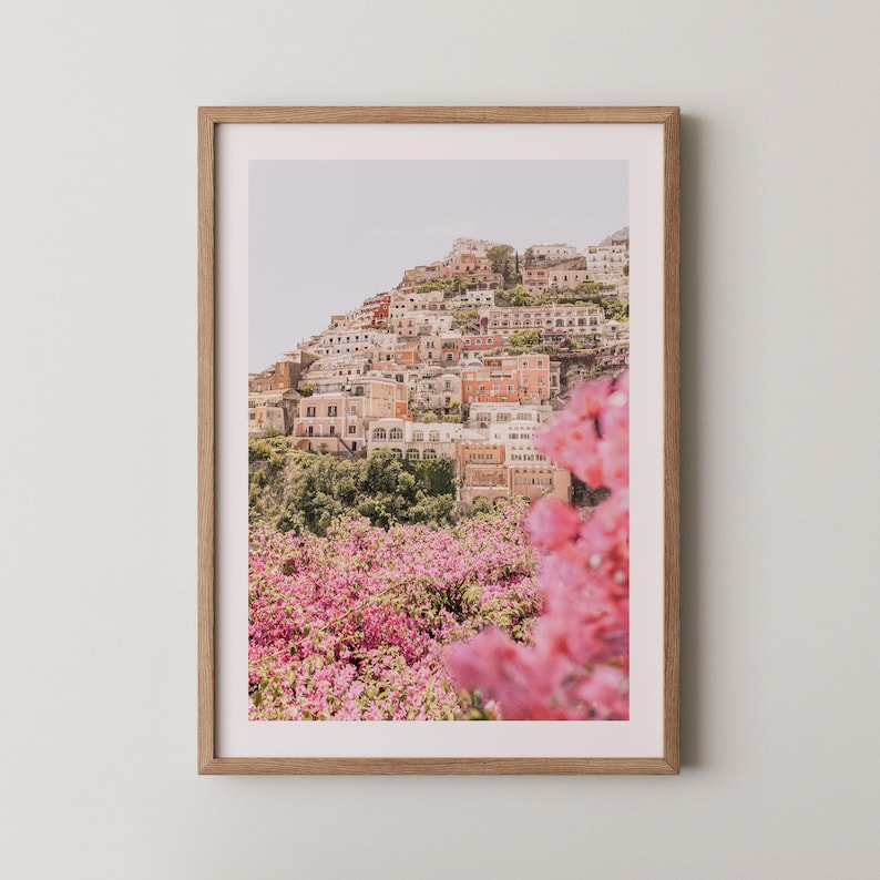 Set di 3 stampe della Costiera Amalfitana: stampe di Positano, stampe artistiche da parete italiane, stampe mediterranee, fotografie di spiagge italiane (download digitale) immagine 3