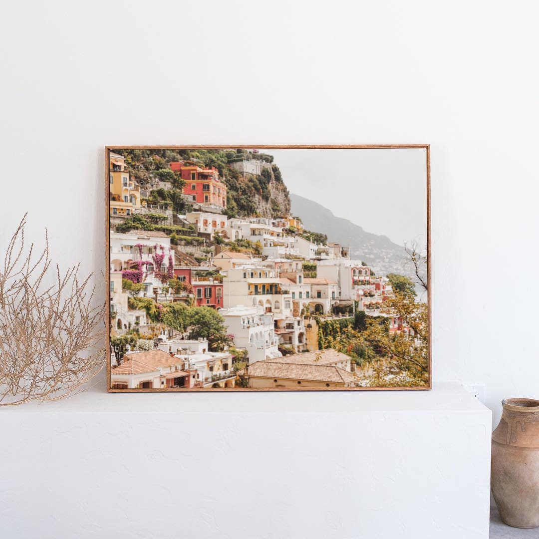 Positano Wall Art Amalfi Coast Print Italy Wall Art | Etsy