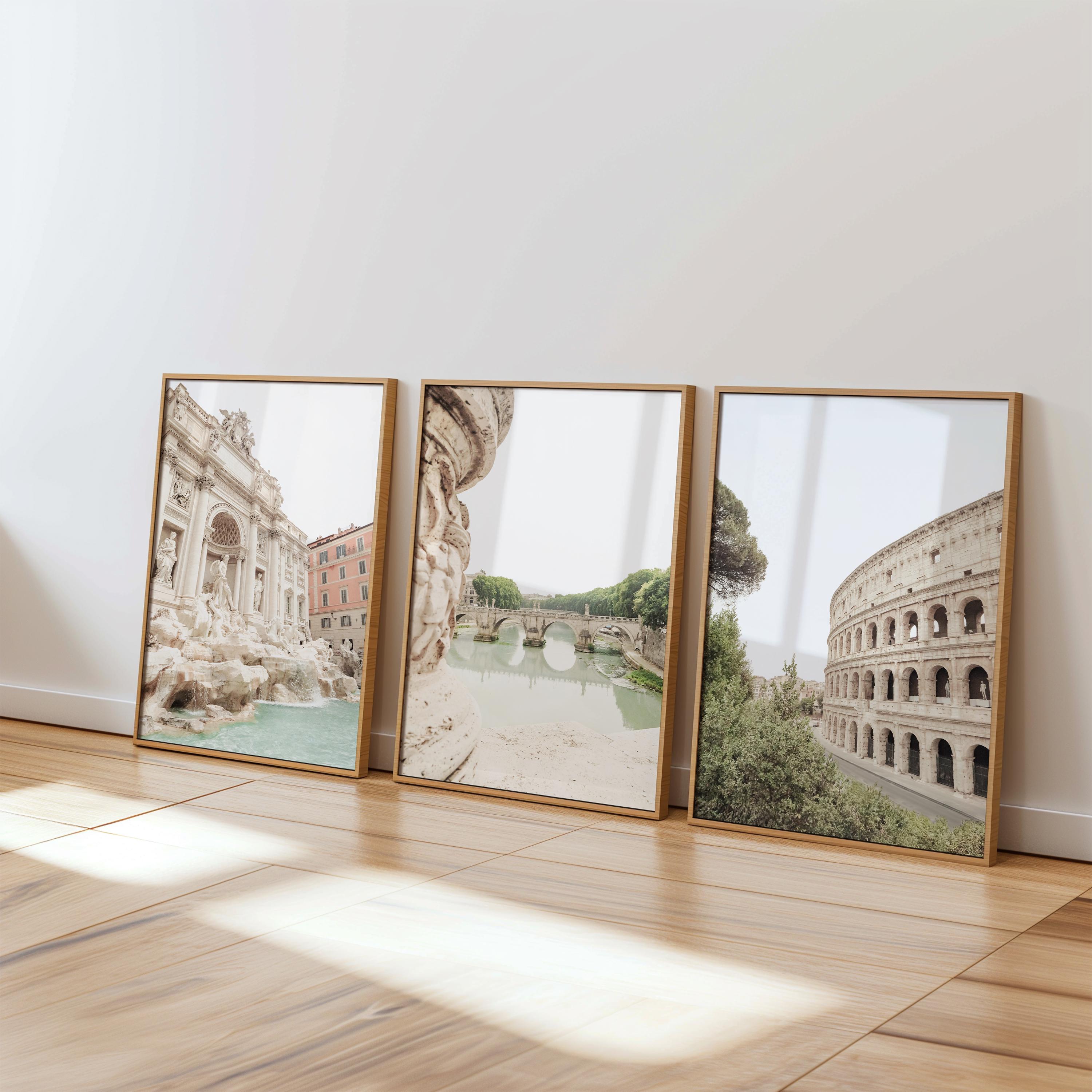 Italy Wall Art Rome Print Set of 6 Printable Art, Architecture Poster ...