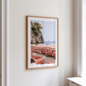 Set di 3 stampe della Costiera Amalfitana: stampe di Positano, stampe artistiche da parete italiane, stampe mediterranee, fotografie di spiagge italiane (download digitale) immagine 6