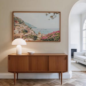 Amalfi Coast Print: Positano Landscape Poster, Large Horizontal Italy Wall Art, Italian Coastal Photography 24x36, 50x70cm (Physical Print) image 2