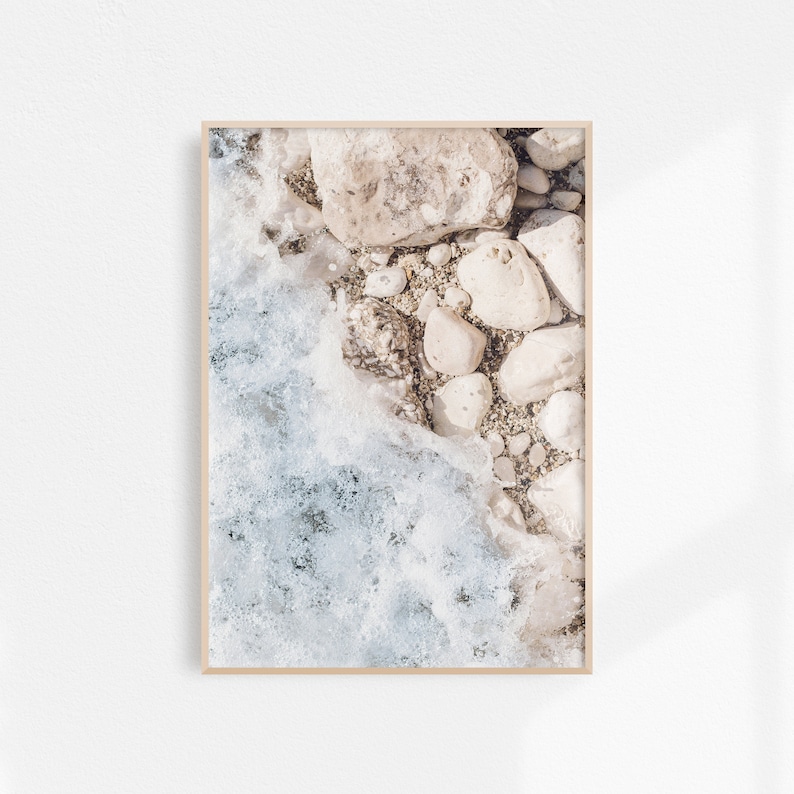 Coastal Wall Art Set of 3 Beach Prints Neutral Beach Wall Etsy