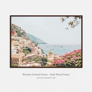 Amalfi Coast Print: Positano Landscape Poster, Large Horizontal Italy Wall Art, Italian Coastal Photography 24x36, 50x70cm (Physical Print) image 7