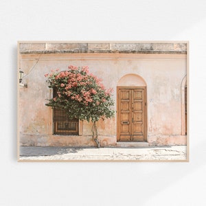 Pink Wall Art | Spain Poster | Pink Printable Art | Spanish Decor | Spain Wall Art | Pink Building Print | Spain Print | Downloadable Prints