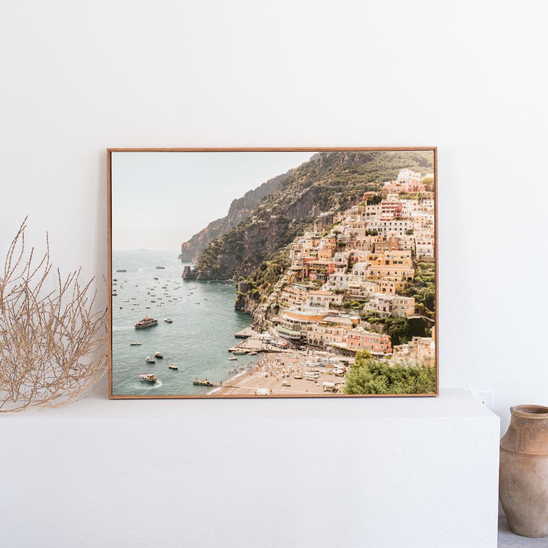Positano Print Amalfi Coast Print Positano Wall Art - Etsy