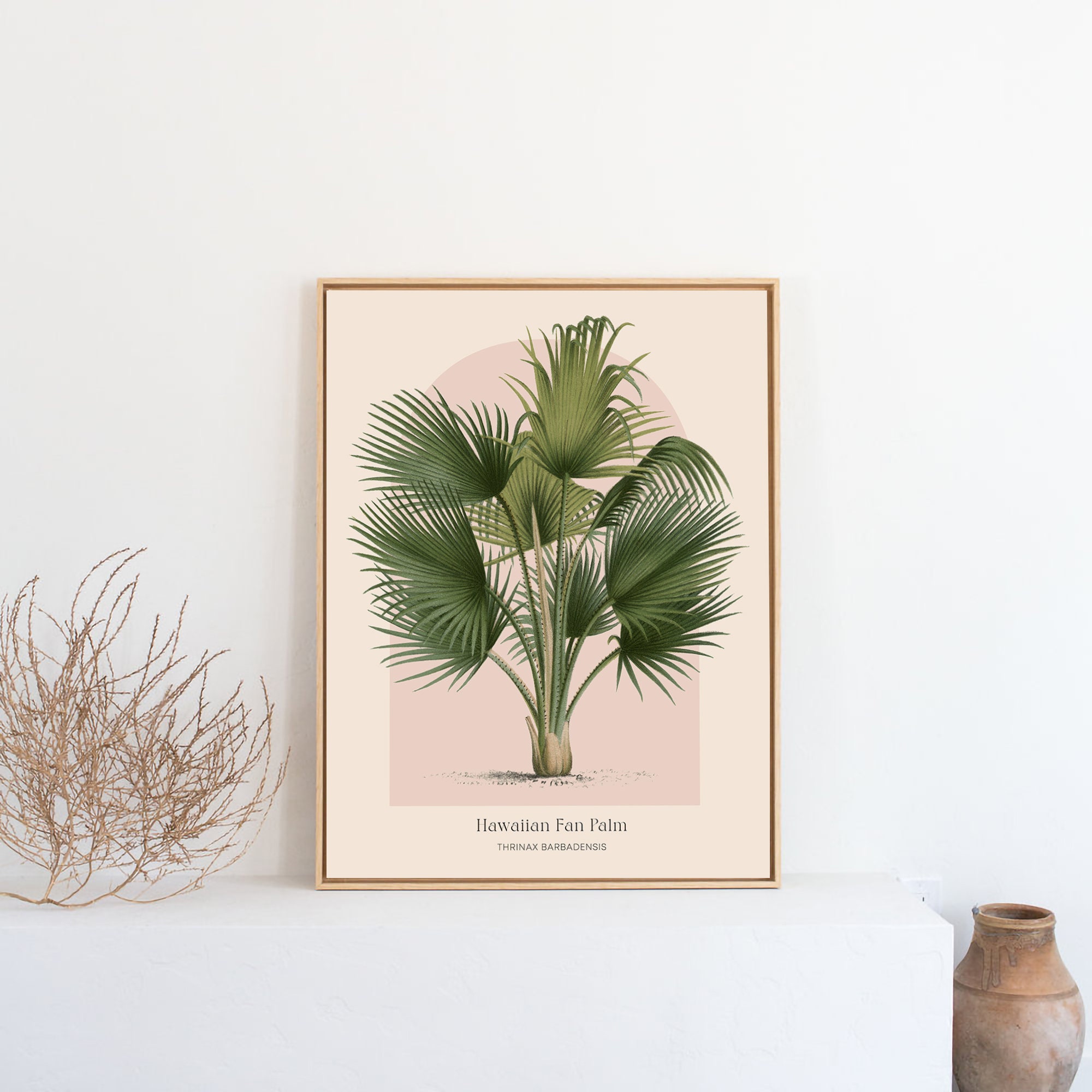 Society6 ケース Heart Green Yellow Vintage Palm Tree with Ha il_fullxfull.4852327645_egly.jpg