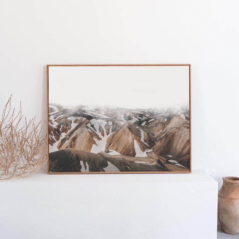 Iceland Print Mountain Wall Art Landscape Wall Art Printable Art Iceland Wall Art Downloadable Print