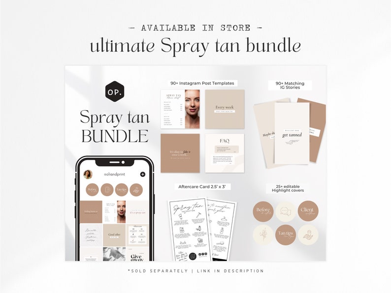 Spray Tan Aftercare Template, Tanning Care Card, Spray Tan Care Card, Printable Beauty Aftercare Card, Spray Tan Aftercare, Tan Care Card image 4