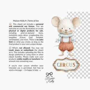 Bring a gentle carnival feeling to your designs with this Vintage Circus Parade Clipart Set — a collection of 45 watercolor-style illustrations featuring parade-ready circus animals and classic circus details. Everything comes as high-quality PNG files with transparent backgrounds, ready to drop into your project.

Use these illustrations for
• nursery wall art and children’s décor
• circus or carnival birthday invitations
• baby shower themes
• branding and small business packaging