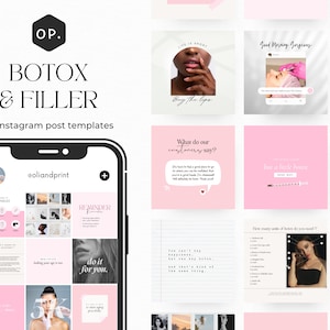 Botox and Filler Template, Botox Quotes, Instagram Post, Botox Instagram, Beauty Template, Filler Quotes, Med Spa Posts, Social Media Post