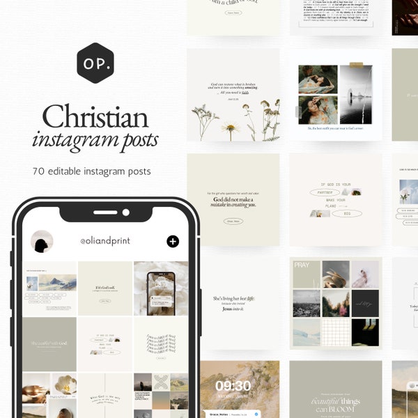 60 Christian Instagram Posts, Bible Verse Template, Church Instagram Templates, Bible Verse Templates, Canva Templates, Christian Posts