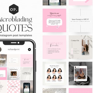 80 Microblading Instagram, Powder Brows Template, Microblading Posts, Brow Quotes, microblading ig, pmu brows, PMU instagram, brow template