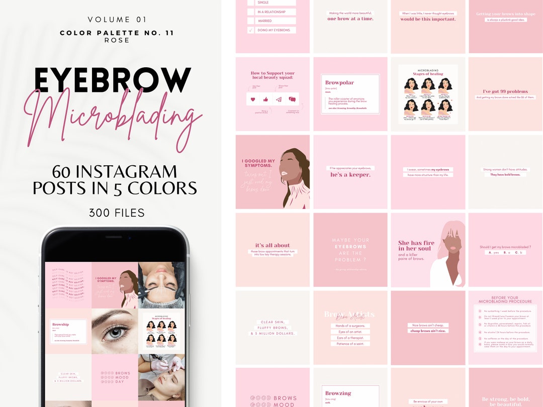 Social Media Eyebrows Post, Brows Instagram Posts, Eyebrows Quotes ...