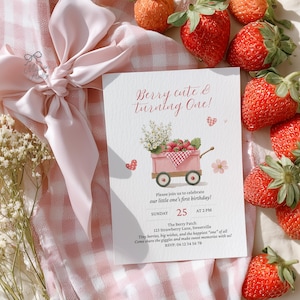 Bring a burst of berry Strawberry to your next project with this adorable Strawberry Clipart Set! This collection features 45 watercolor PNGs, perfect for baby showers, berry first birthdays, nursery decor, and playful crafts. Inside you’ll find blueberry animals, cute woodland friends, and plenty of whimsical berry details.  Each design comes as a high-resolution PNG with a transparent background, making it easy to use for invitations, party decor, scrapbooking, wall art, and more.