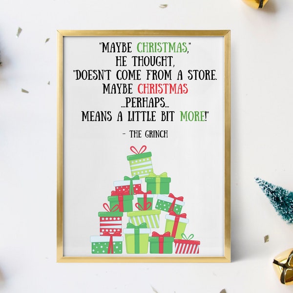 Grinch Quote Etsy