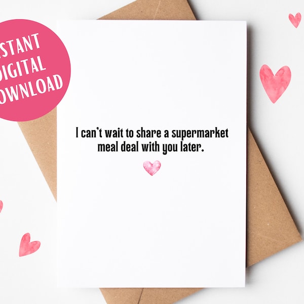 Deal a Meal Cards - Etsy