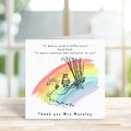 Personalised Winnie The Pooh Thank You Teacher Card, School Leavers, End Of Term, Teaching Assistant, Classic Pooh Bear, Inspirational Quote