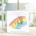 Personalised Winnie The Pooh Thank You Teacher Card, School Leavers, End Of Term, Teaching Assistant, Classic Pooh Bear, Inspirational Quote