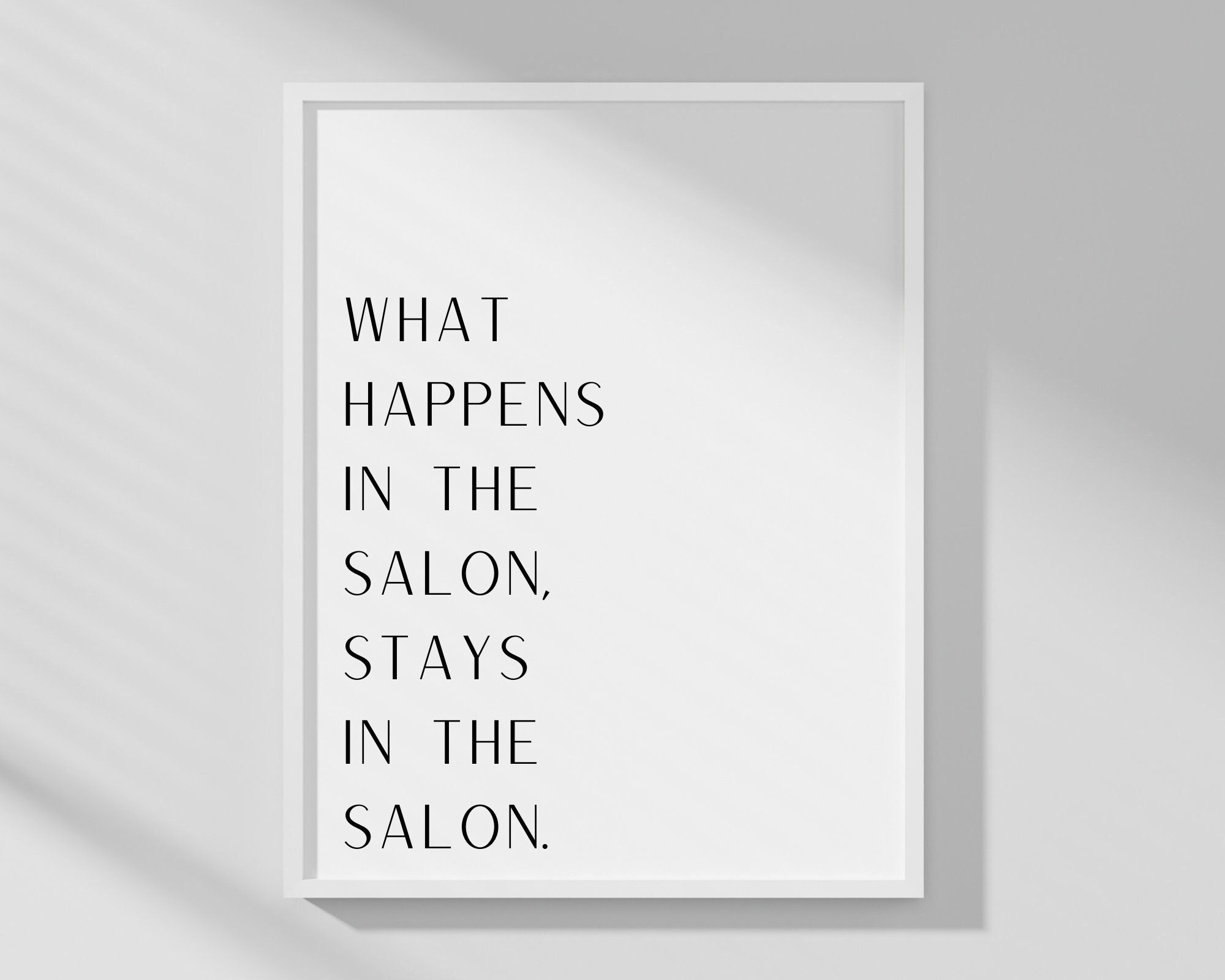 Salon Prints Hairdresser Print Gift for Hairdresser Beauty Etsy UK