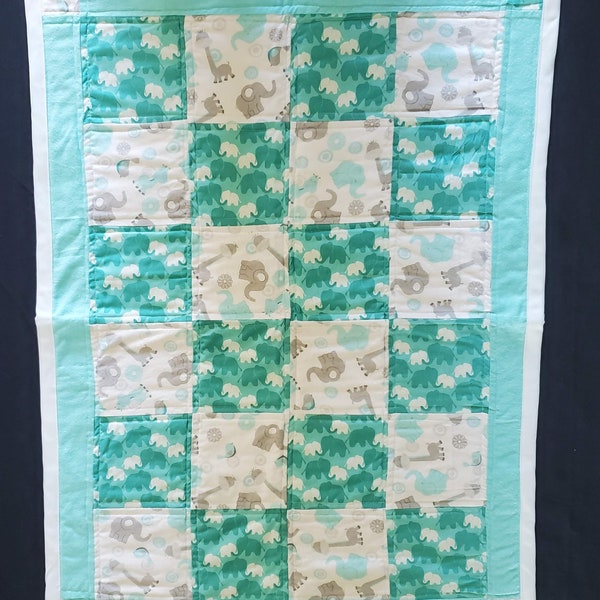 Quilted Baby Blanket Etsy