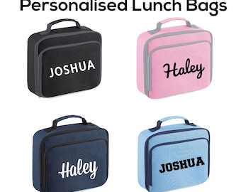 Personalised Kids Lunch Cooler Bag: Insulated School Dinner Box