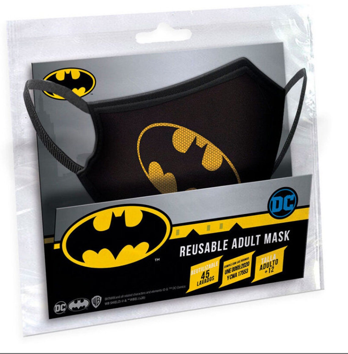 DC Batman official face masks washable reuseable Adult and Etsy