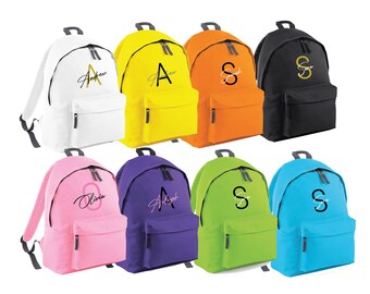 Personalised Jumbo School Backpack Rucksack College Camping Xmas Back to School