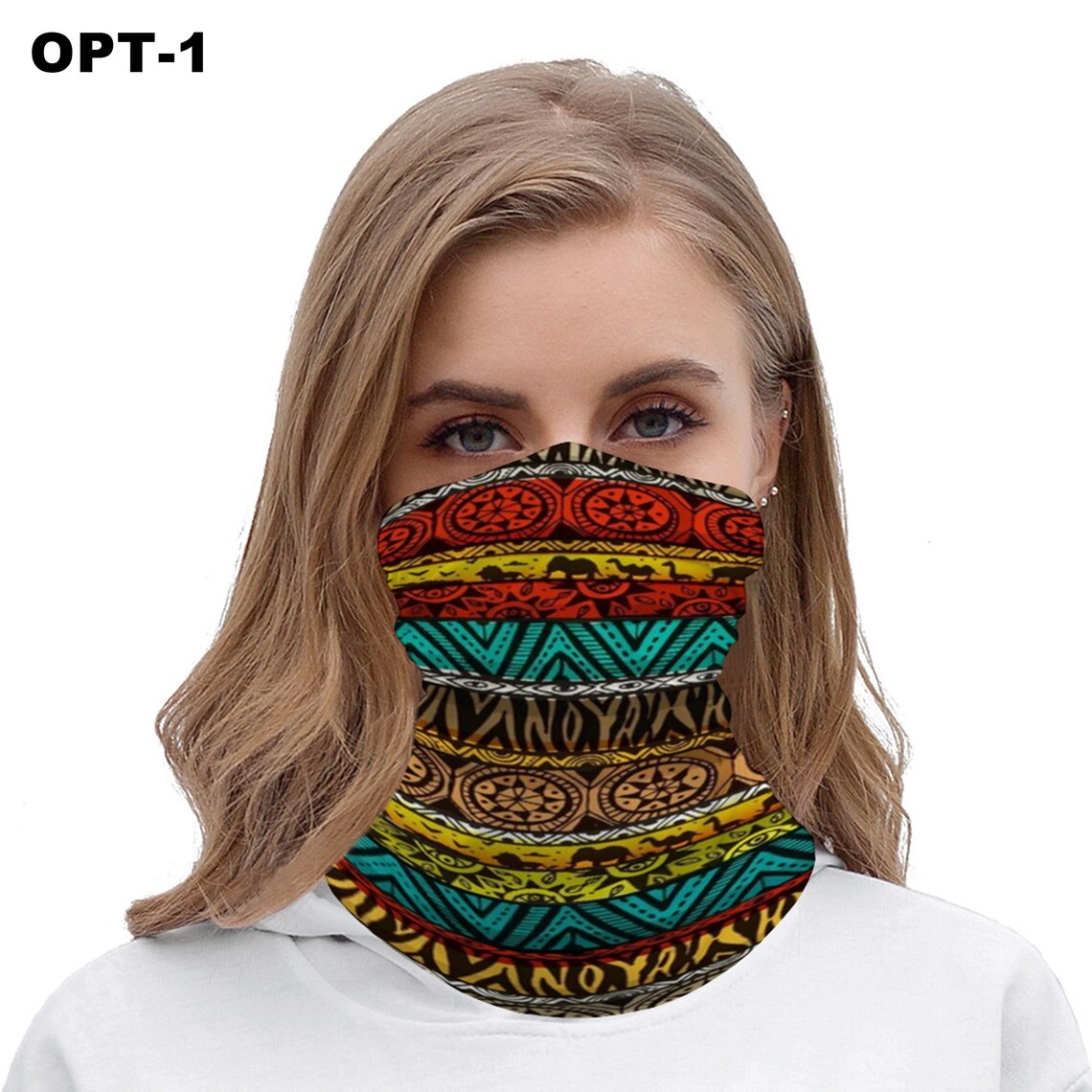 African Safari Neck Gaiter Balaclava Face Covering Etsy