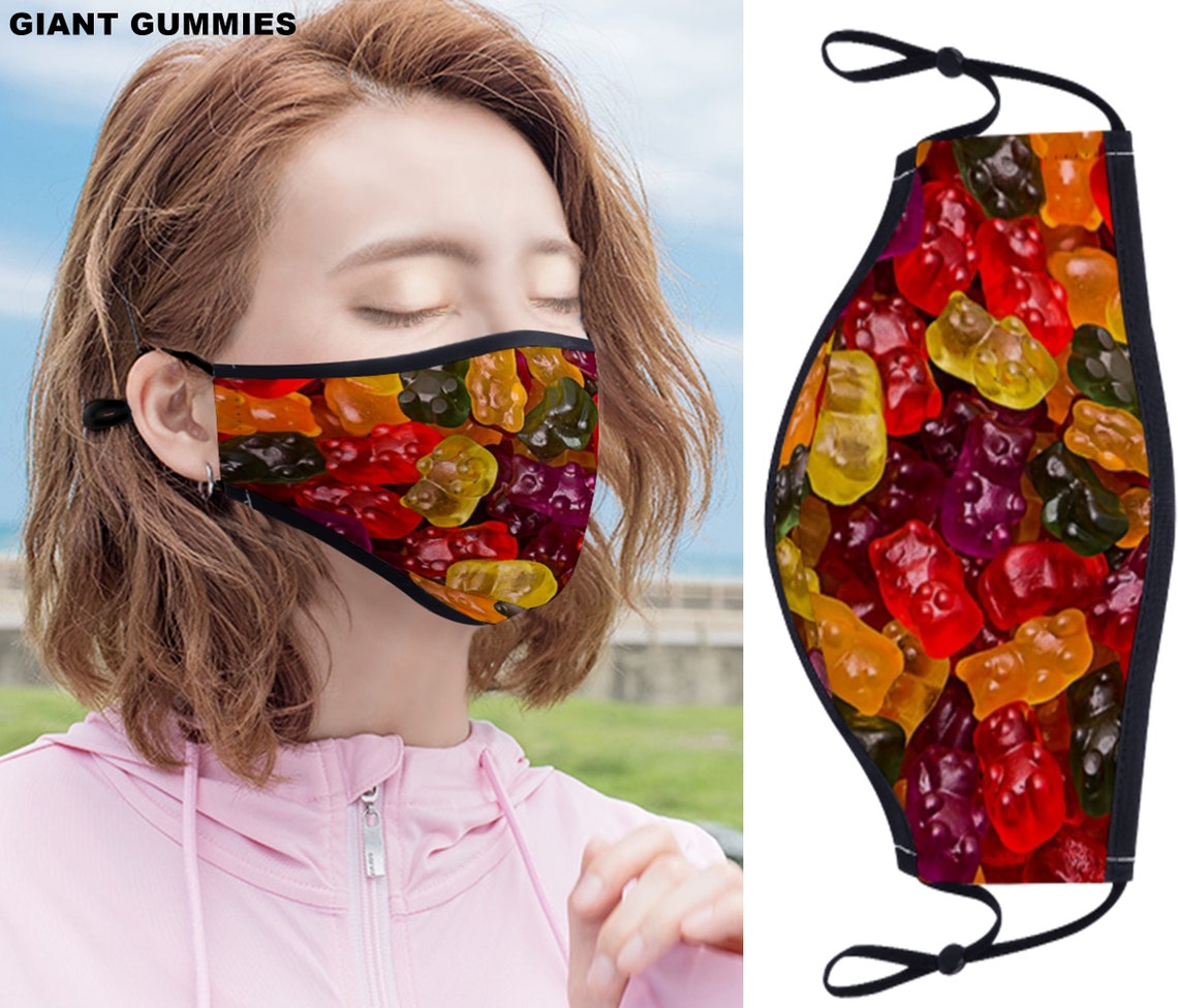 Yummy Candy Snacks Face Masks With TWO PM2.5 Filters Included | Etsy