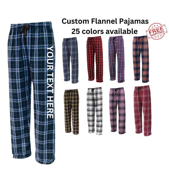 Relaxed Fit Womens Premium 100% Cotton Flannel Lounge Pants