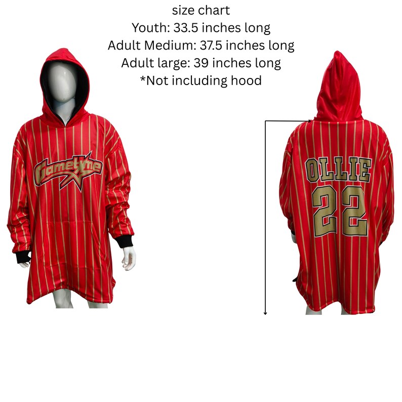 Custom Wearable Blanket, Cozy Hoodie blanket with sleeves, Fleece hooded blanket with sleeves, personalized blanket with sleeves, snuggie 画像 10