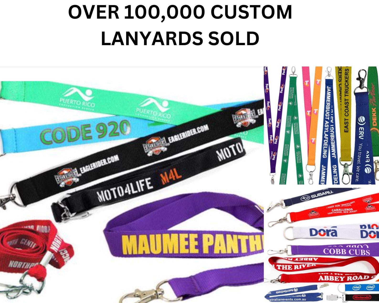 Custom Lanyard Lanyards Bulk With Logo Personalized Lanyard Etsy