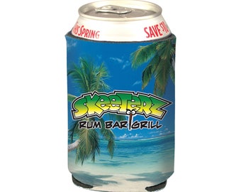 Custom Sublimated Can Coolers, Cheap Koozies, Wedding Koozies, Mossy Oak and RealTree Camo Can Coolers, Etsy Koozies, Bulk Can Koozies