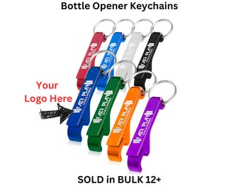Custom Metal Bottle Opener Keychains Bulk, Personalized Bottler Opener, Company Giveaway Gift, Beer Bottle Openers, Aluminum bottle opener
