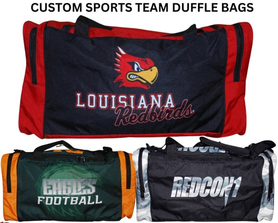 Custom Team Duffle Bags, Custom School Duffle Bag With Logo