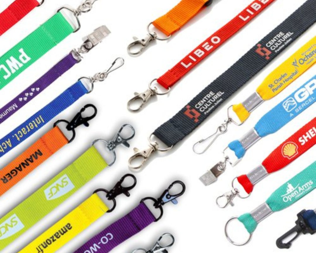 Custom Lanyard, Lanyards Bulk With Logo, Personalized Lanyard, Lanyards for  Business, School, Trade Show, Event, Exhibition 
