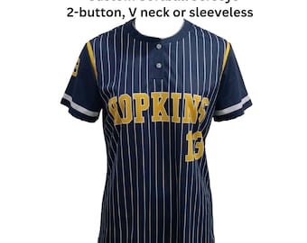 Sublimated Softball Jersey, Softball Jersey Custom Logo, Softball Team Uniforms, Sublimated V neck jersey, Sublimation softball jersey, bulk
