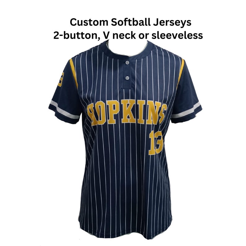 custom sublimated girls softball uniforms two button jersey, v neck jersey, sleeveless jersey