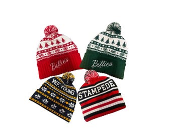 Custom Knit Beanies with Your Logo or Design, Personalized Hat, Skull Caps, Embroidered, bulk
