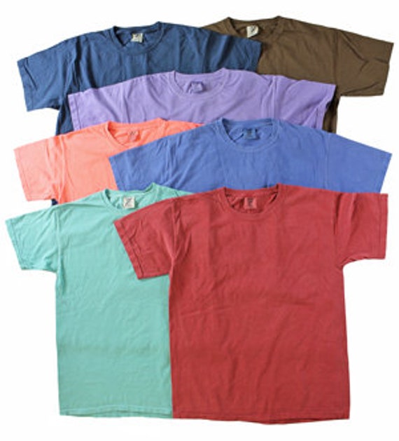 Custom Comfort Colors T shirt Bulk Custom Logo Shirt Custom Company T shirt Personalized Comfort Colors Shirt Etsy