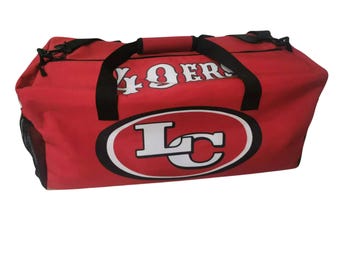 Custom Team Duffle Bags, Custom School Duffle Bag with Logo, Personalized Sports Duffle Bag, Design your own Duffle Bag, Football Duffel Bag