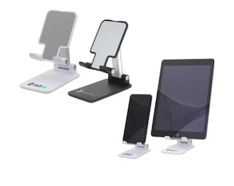 Trade Show Giveaways, Adjustable Desktop Cellphone Stand, Corporate Giveaways, Conference Gifts, Realtor Giveaways, Company Swag, Logo Gifts