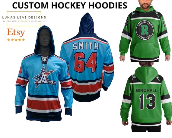 Custom Hockey Hoodies Personalized With 