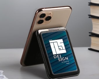The Ultimate Crowd Pleaser Lean2 Phone Wallet – Magnetic Snap-On, Magnetic Phone Card Holder & Stand, Slim and Eco-Friendly,