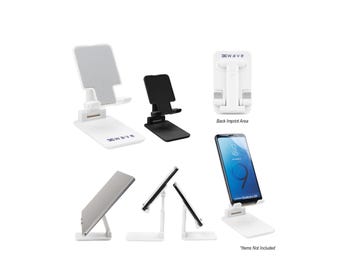 Popular Phone & Tablet Stand, Business Gift, Trade show giveaway, desktop accessory, travel