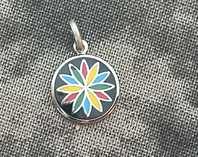 Flower of the Year - a Twelve Petal Blossom Charm for Good Luck (Pennsylvania Dutch Hex Symbol)